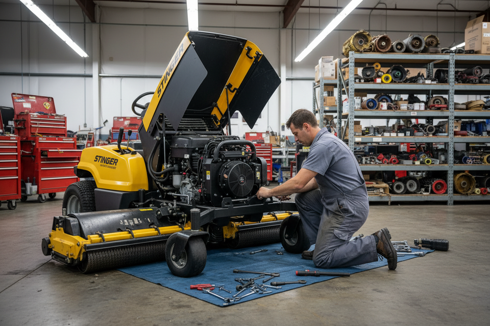 New & Reconditioned Permagreen & Stinger Turf Machines & Parts – Turf ...