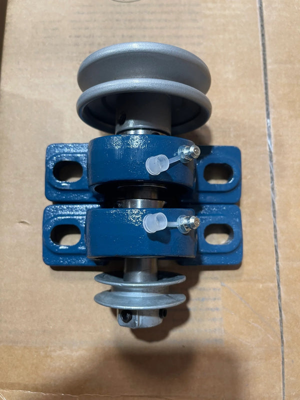 Turf Equipment USA Jackshaft Bearing Assembly with both Pulley Compatible for Permagreen Magnum