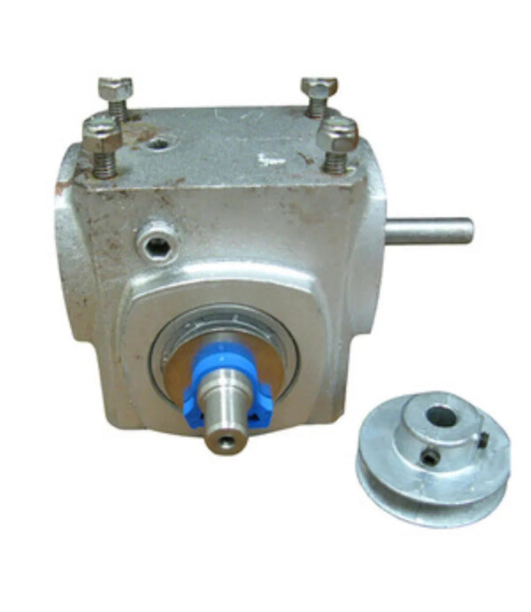 Turf Equipment USA Triumph Spinner Gear box with Pulley for Permagreen Triumph